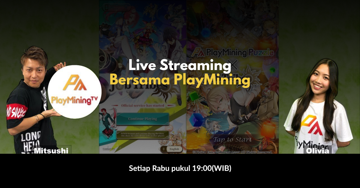 Live Streaming Bersama PlayMining, Seru lho!