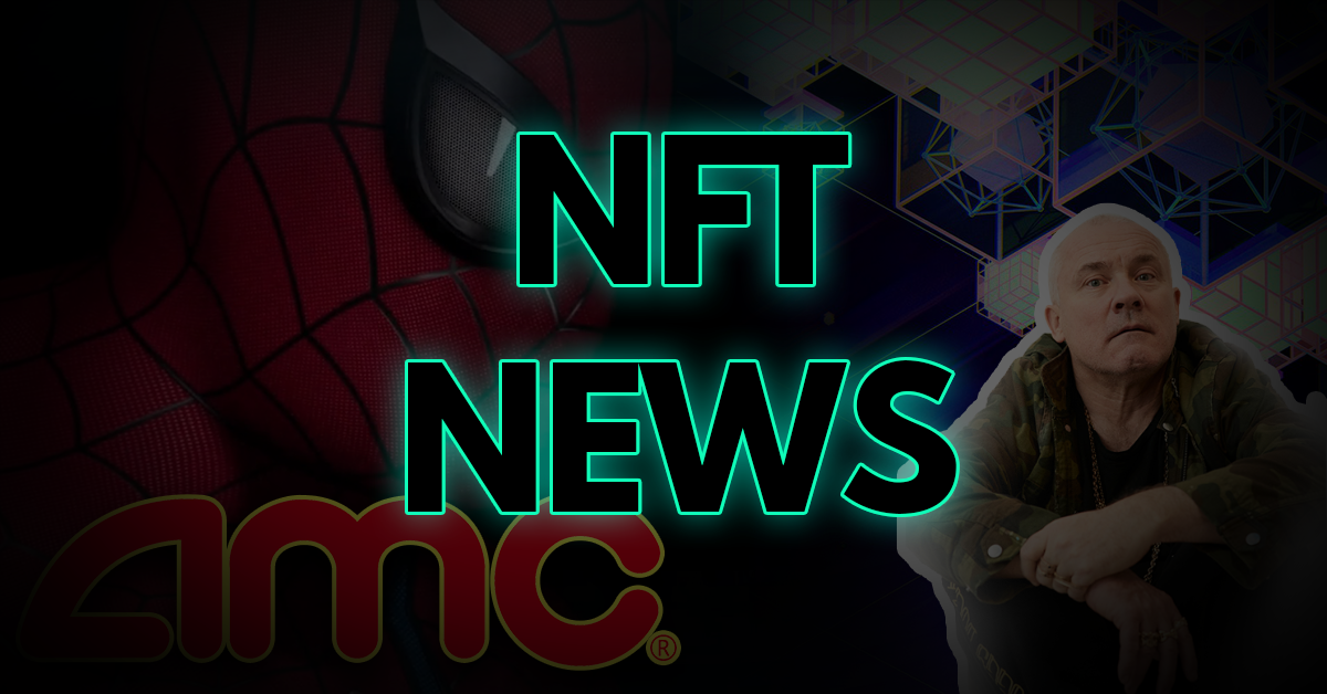 AMC Entertainment bekerjasama dengan SpiderMan, dan NFT artis Damien Hirst meluncurkan NFT, 3D NFT di ICP