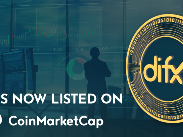 DIFX Listing di Coinmarketcap