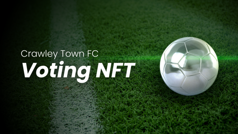 Klub Sepak Bola Profesional Crawley Town FC rekrut Gelandang melalui Voting NFT