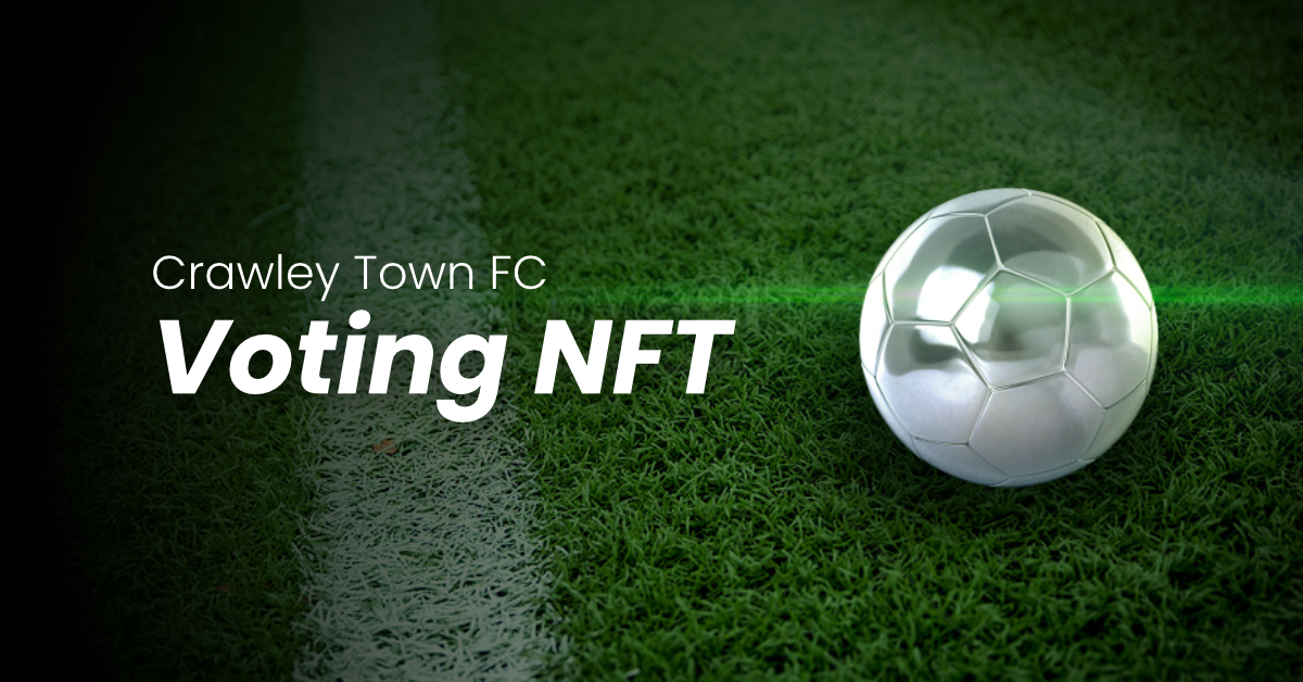 Klub Sepak Bola Profesional Crawley Town FC rekrut Gelandang melalui Voting NFT